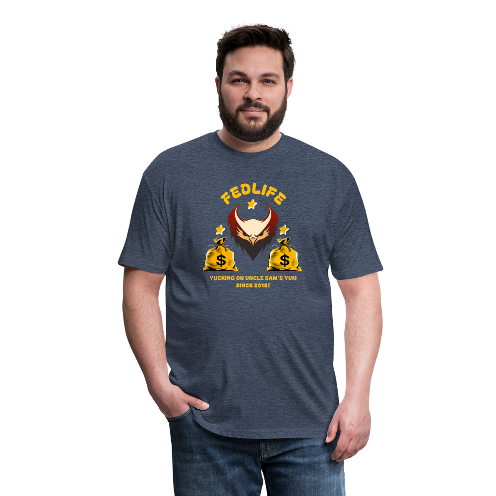 Yucking - heather navy