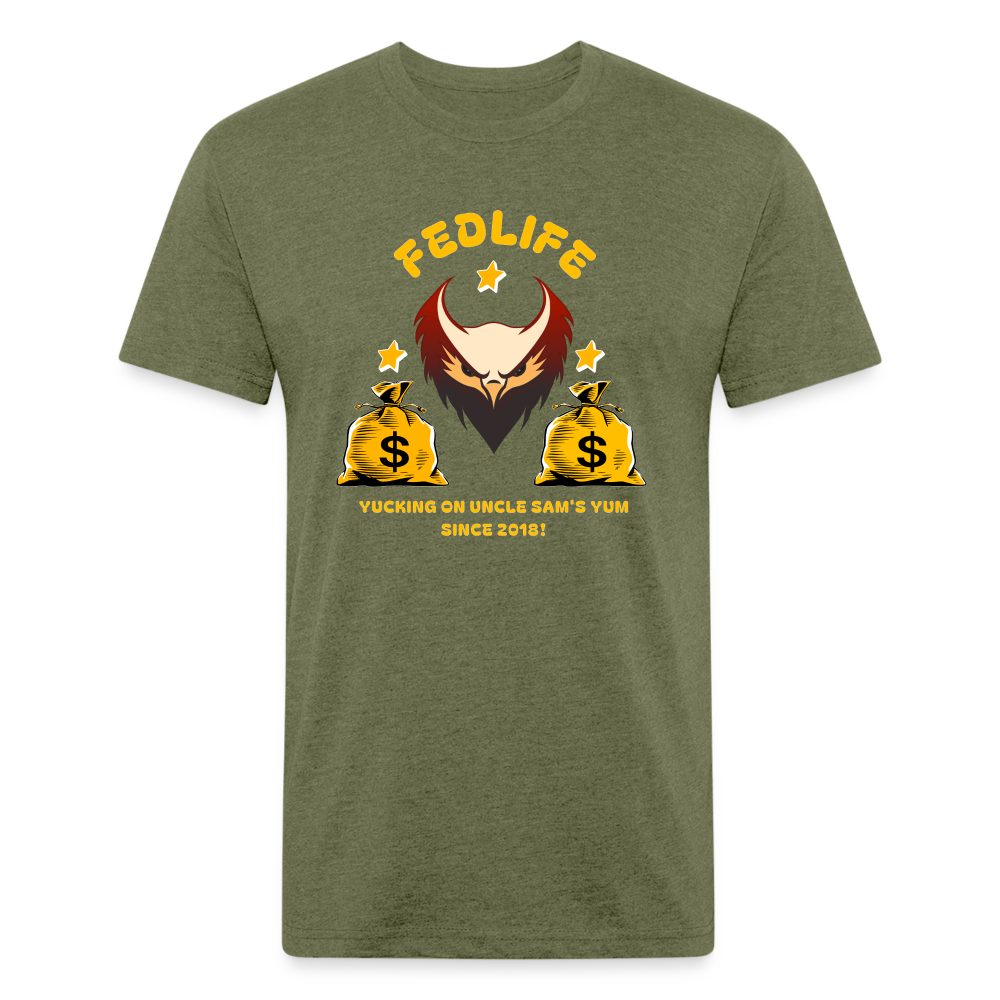 Yucking - heather military green