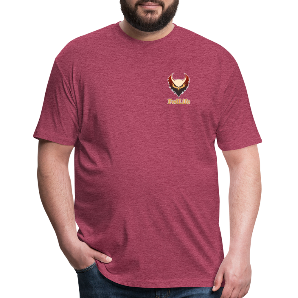 FedLife Logo - heather burgundy