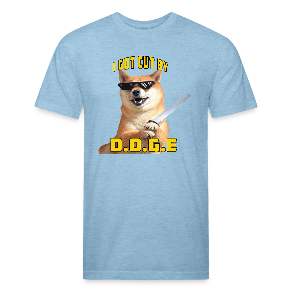 Cut By DOGE - heather blue