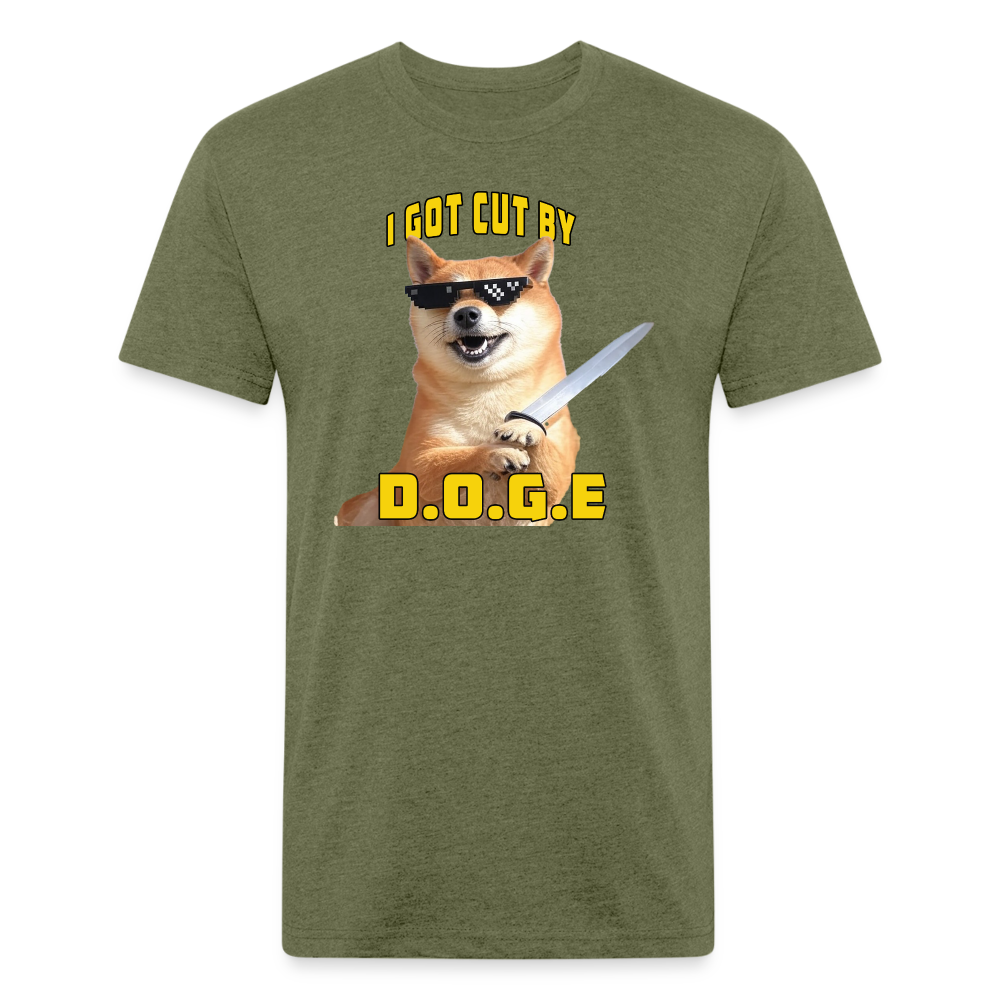 Cut By DOGE - heather military green