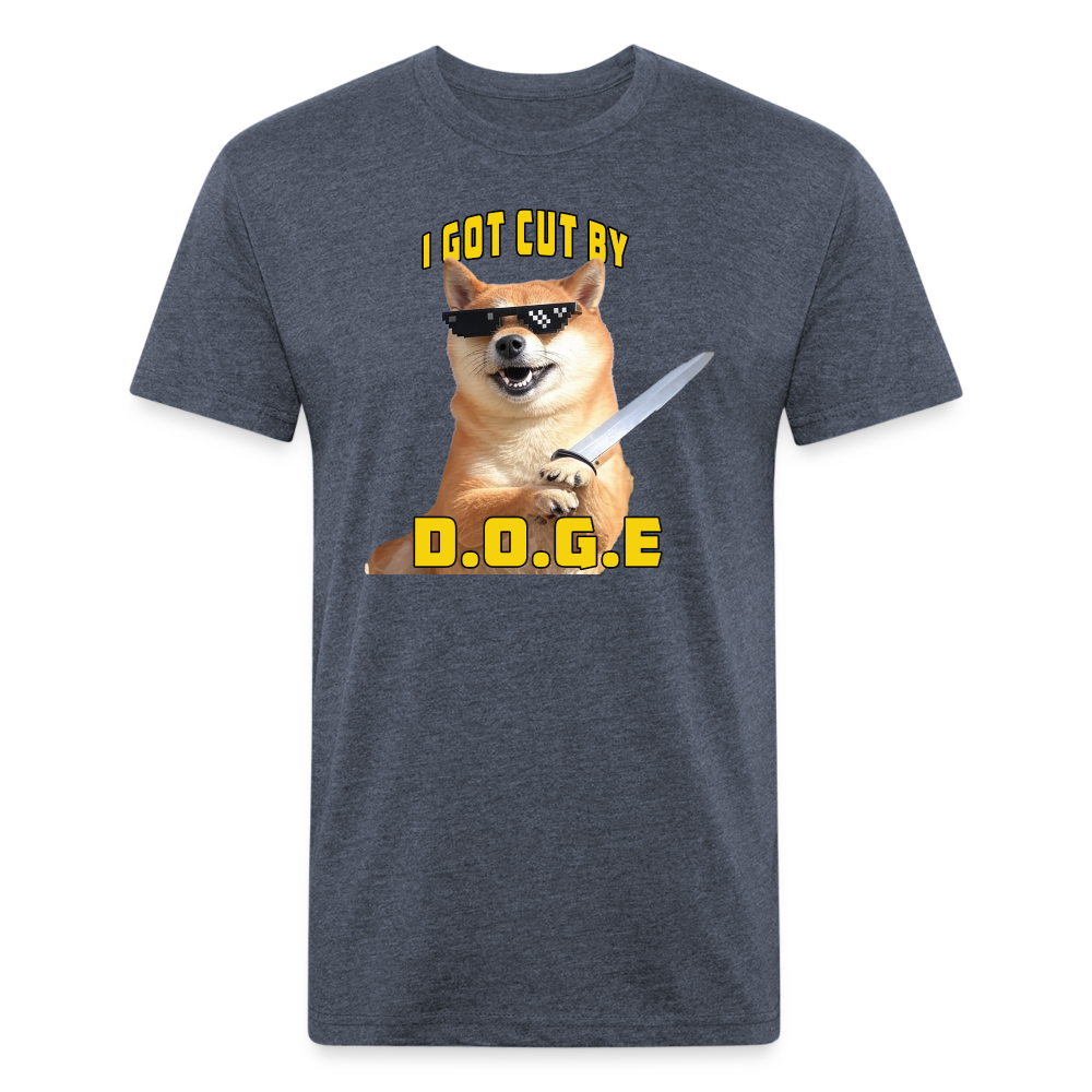 Cut By DOGE - heather navy