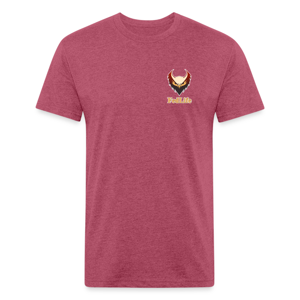 FedLife Logo - heather burgundy